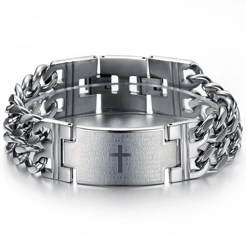 Stainless Steel Men&prime;s Link Bracelets Boy&prime;s Fashion